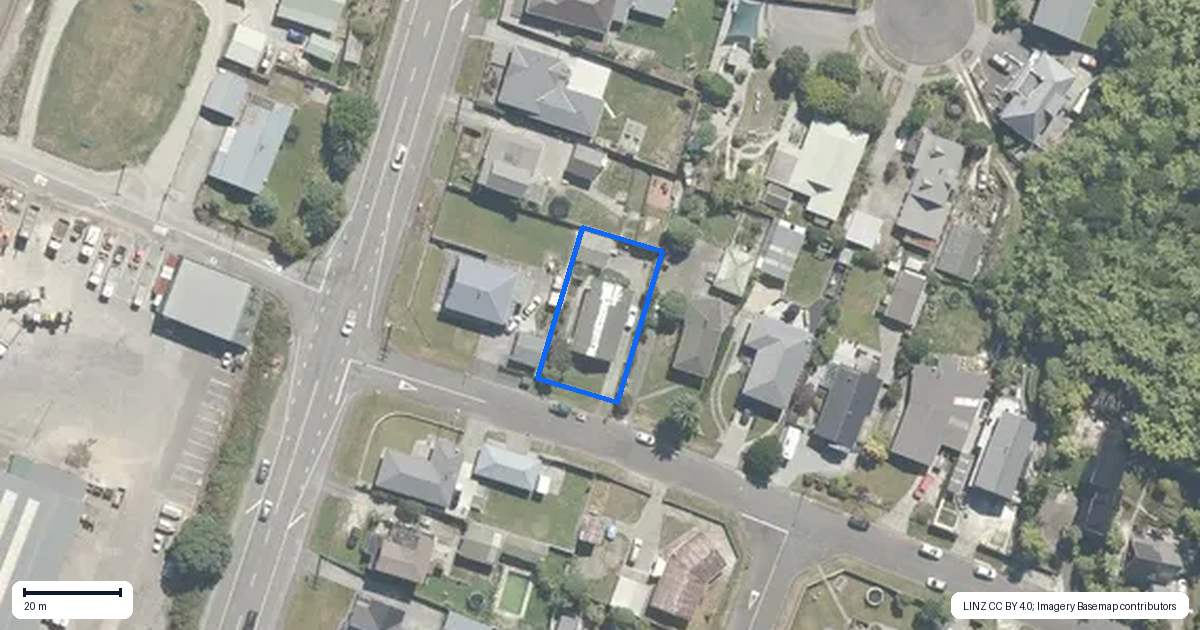 Property context map for 1 Hewlett Road, Karoro, Greymouth