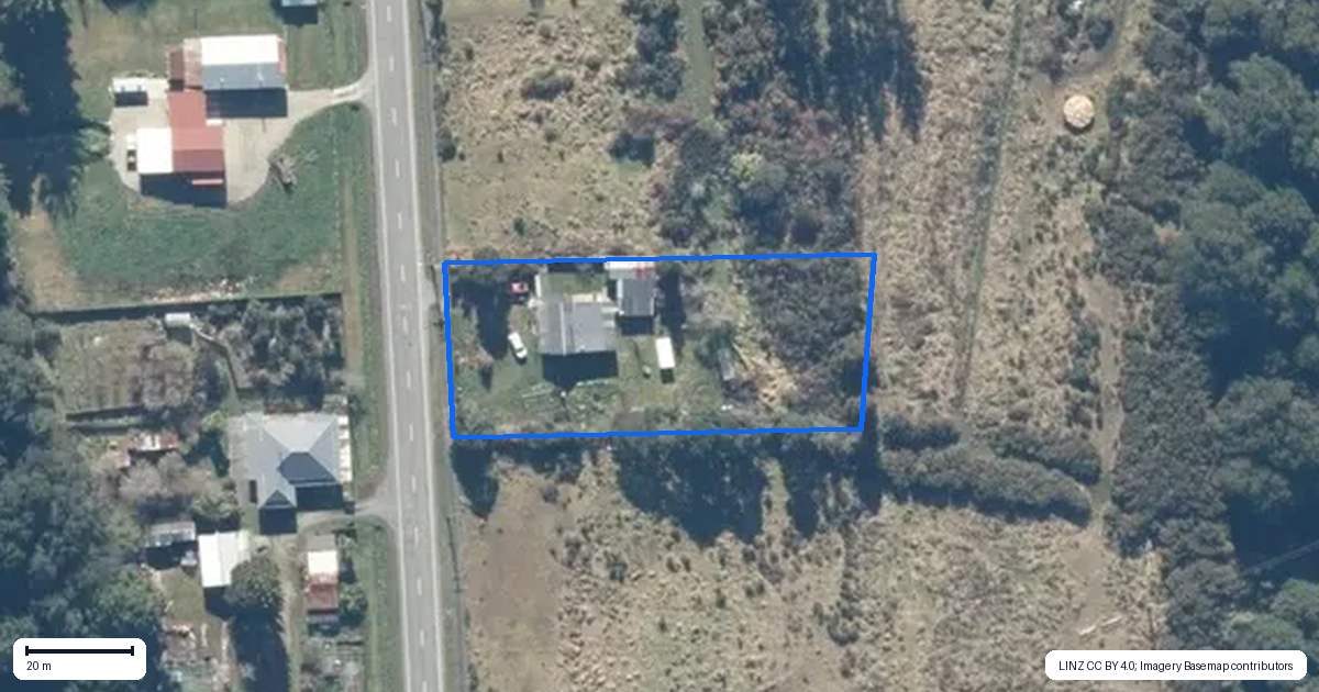 Property context map for 108 Main Road, Blackball, Greymouth