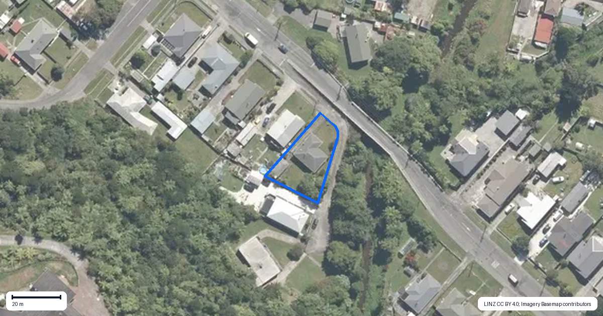 Property context map for 82 Marlborough Street, Greymouth
