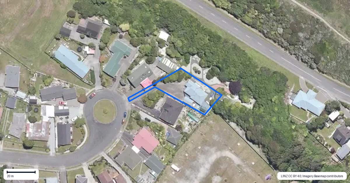 Property context map for 192 Rolleston Street, Hokitika