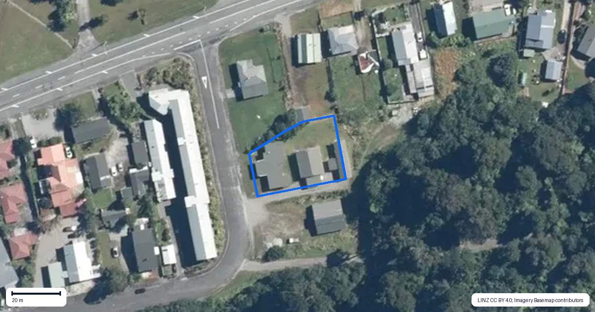 Property context map for 5 Sullivan Road, Fox Glacier