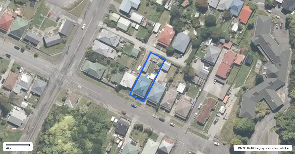 Property context map for 31 Murray Street, Greymouth
