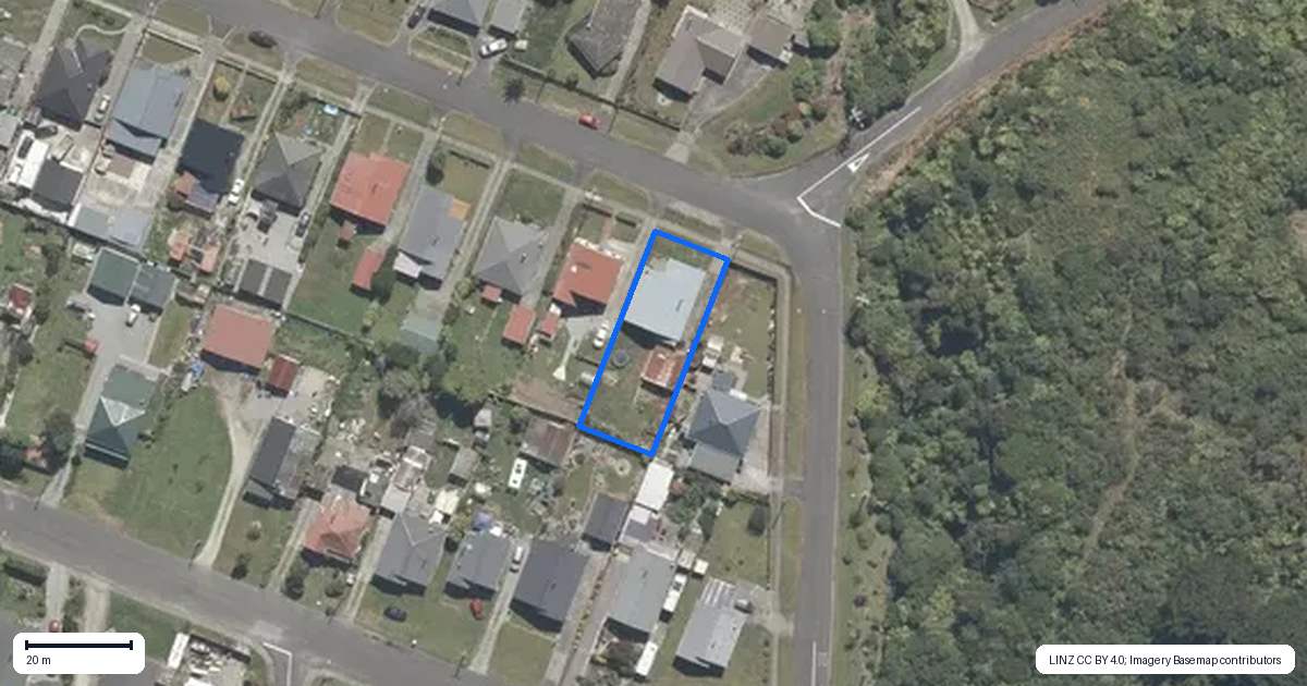 Property context map for 59 Inverness Street, Dunollie, Runanga