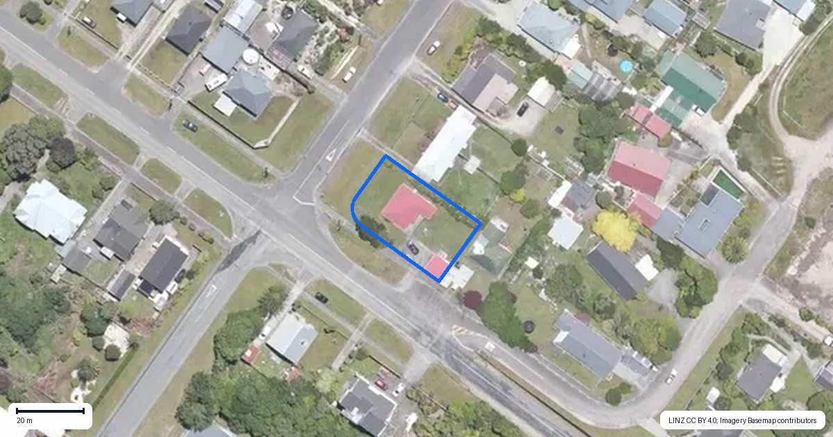 Property context map for 244 Hampden Street, Hokitika