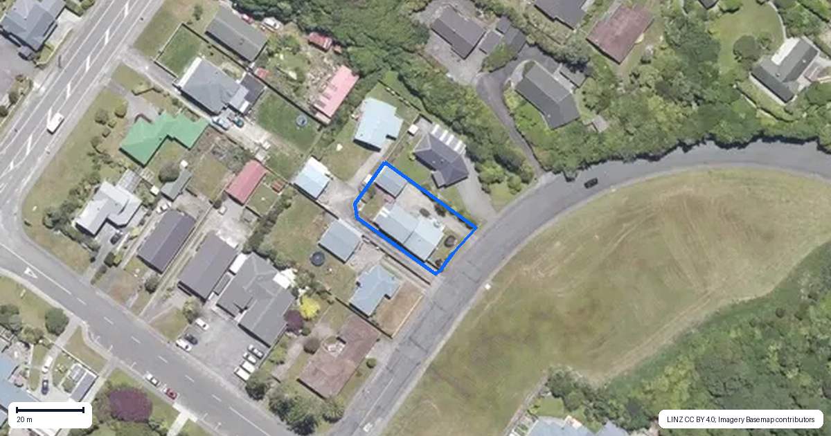 Property context map for 7 Bonar Drive, Hokitika