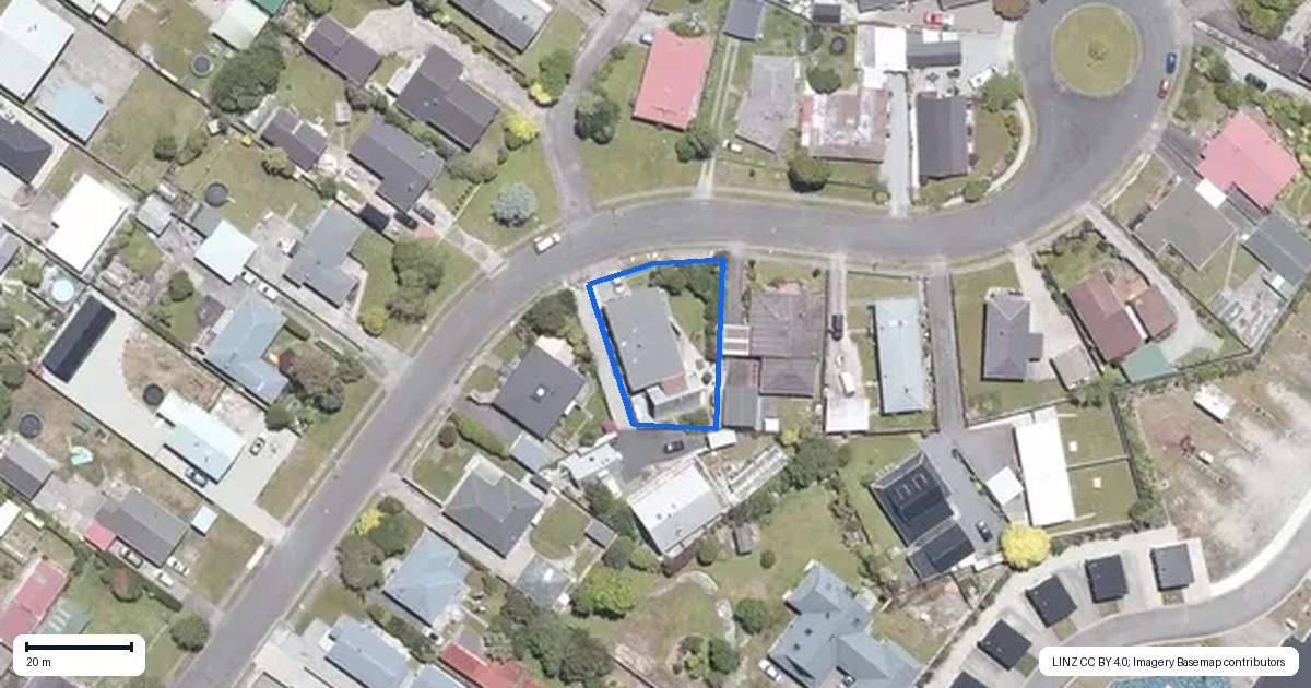 Property context map for 172 Rolleston Street, Hokitika