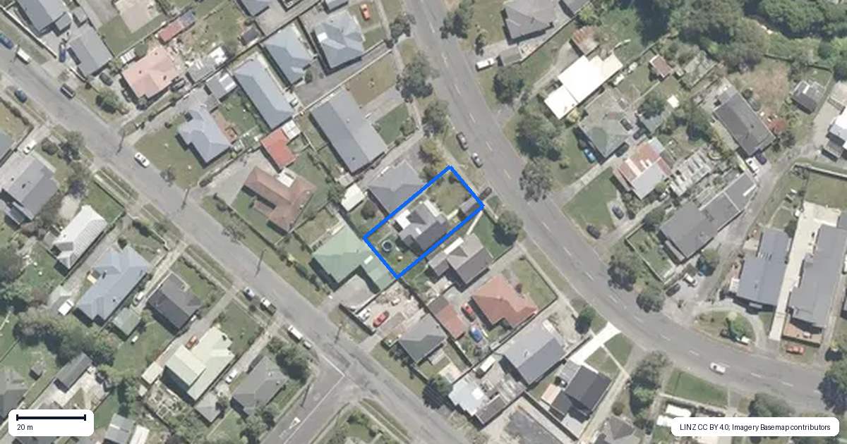 Property context map for 42 Marsden Road, Greymouth