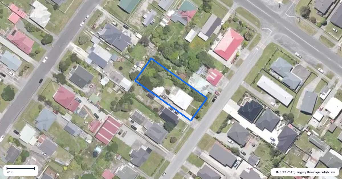 Property context map for 129 Hall Street, Hokitika