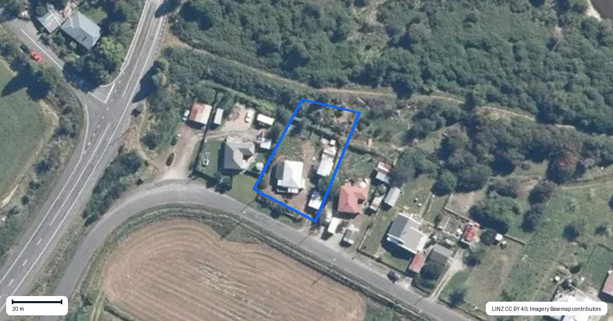 Property context map for 21 Red Jacks Road, Ngahere