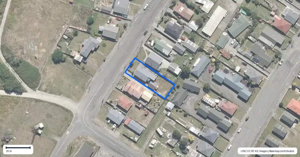 Property context map for 117 Reid Street, Blaketown, Greymouth