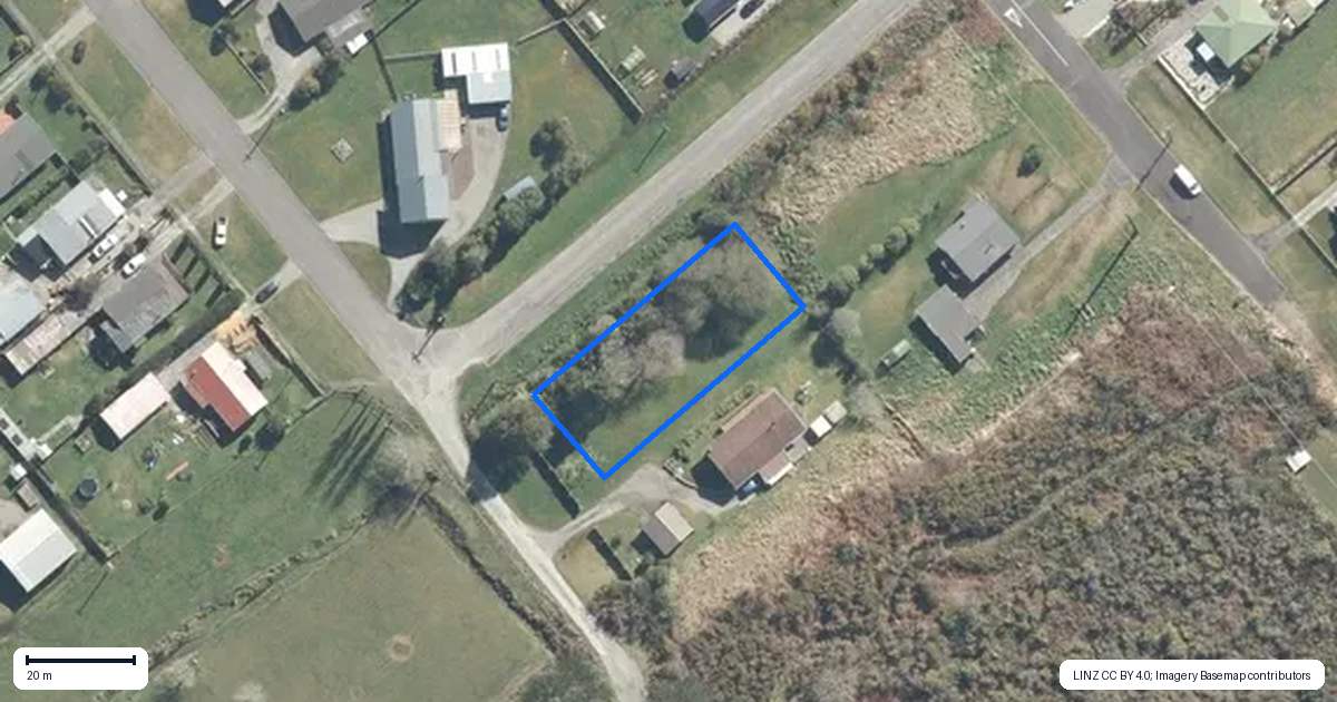 Property context map for 16 Omapere Street, Dobson, Greymouth