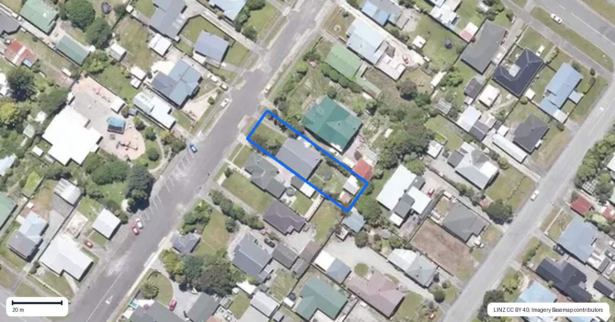 Property context map for 86 Hall Street, Hokitika