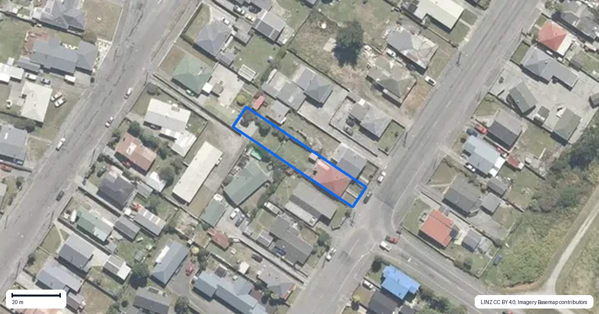 Property context map for 166 Preston Road, Blaketown, Greymouth