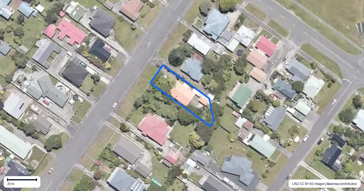 Property context map for 92 Sale Street, Hokitika