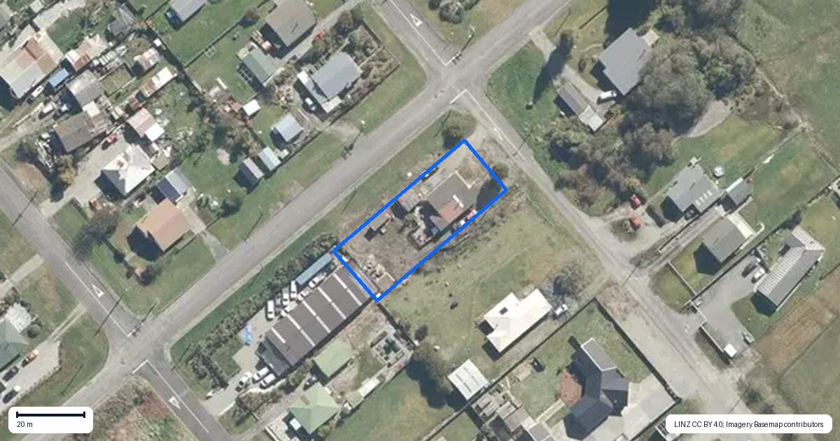 Property context map for 16 Wainui Street, Dobson, Greymouth