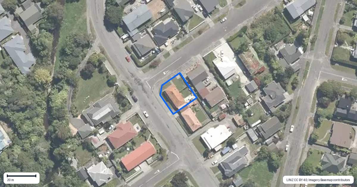 Property context map for 17 Perotti Street, Greymouth