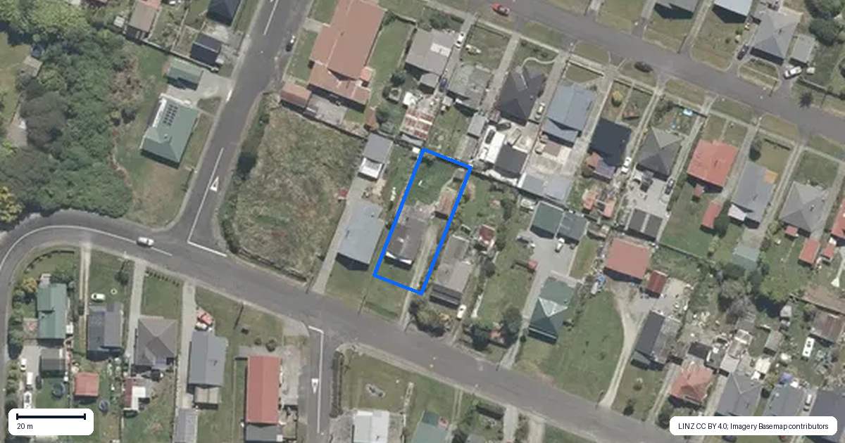 Property context map for 34 MacDougall Avenue, Dunollie, Runanga