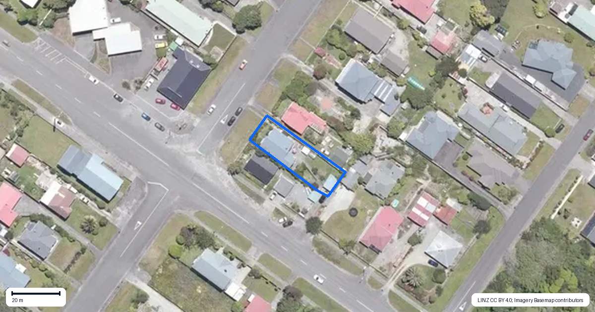 Property context map for 70 Sale Street, Hokitika