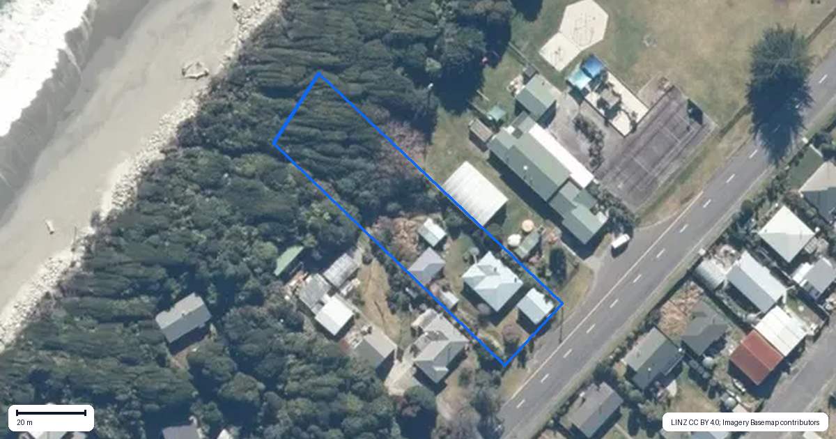 Property context map for 1962 Haast-Jackson Bay Road, Jackson Bay, Haast