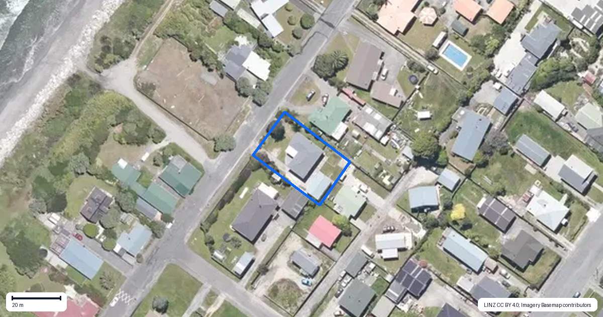 Property context map for 246 Revell Street, Hokitika