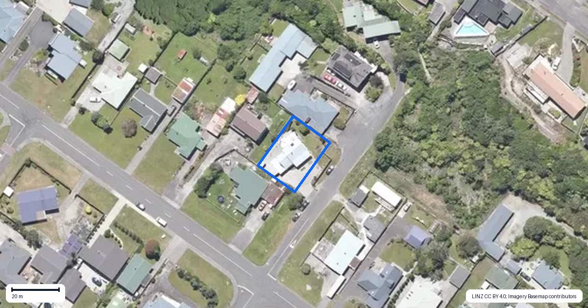 Property context map for 197 Brittan Street, Hokitika