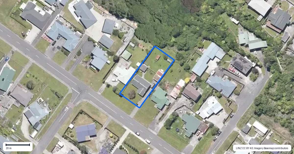 Property context map for 106 Tudor Street, Hokitika