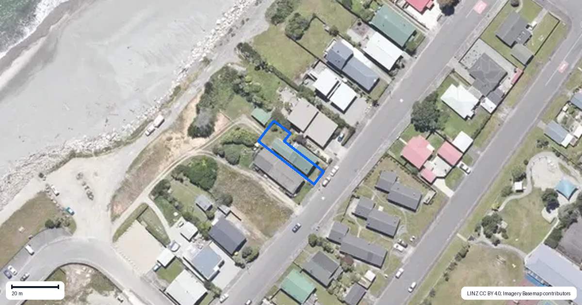 Property context map for 149 Revell Street, Hokitika