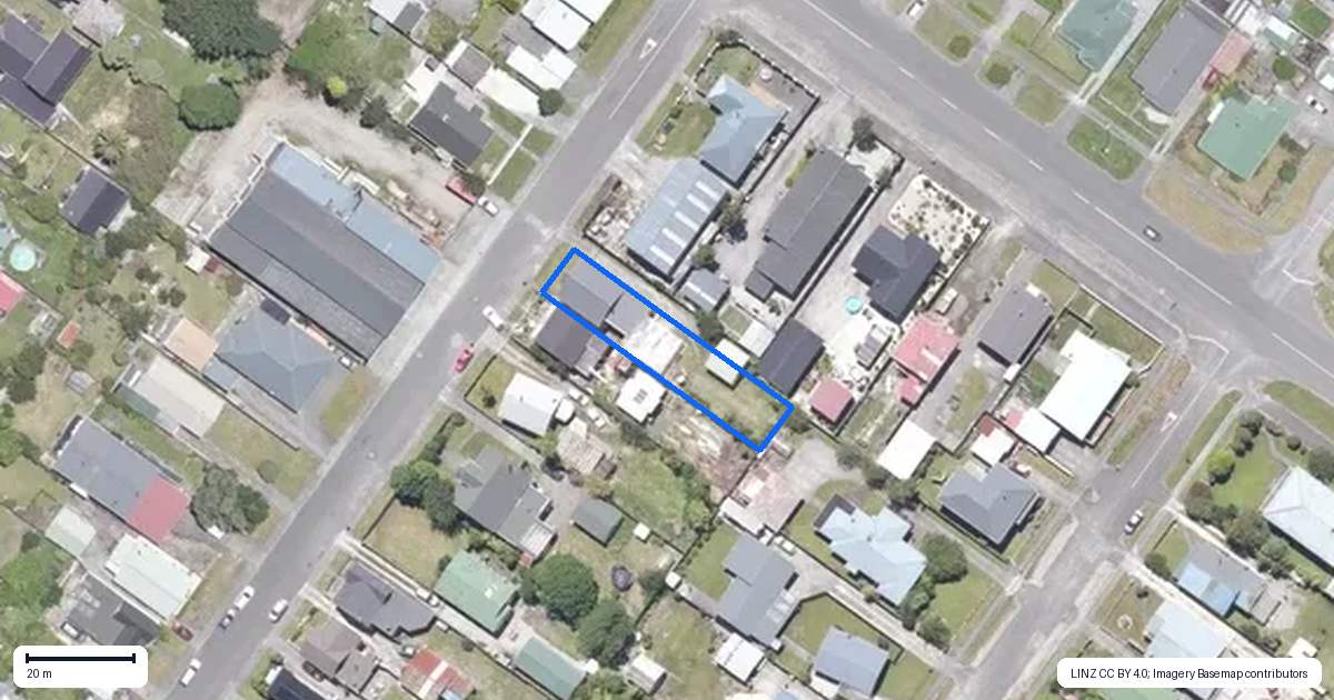 Property context map for 94 Bealey Street, Hokitika