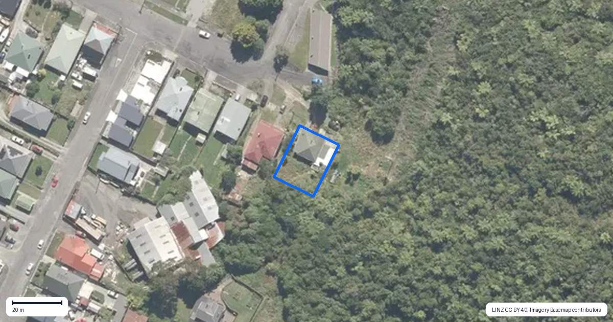 Property context map for 56 Murray Street, Greymouth
