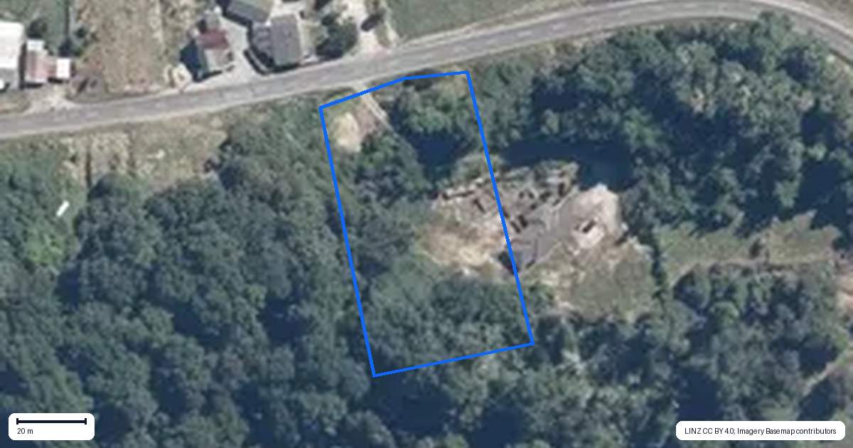 Property context map for 562 Nelson Creek Road, Nelson Creek, Ngahere