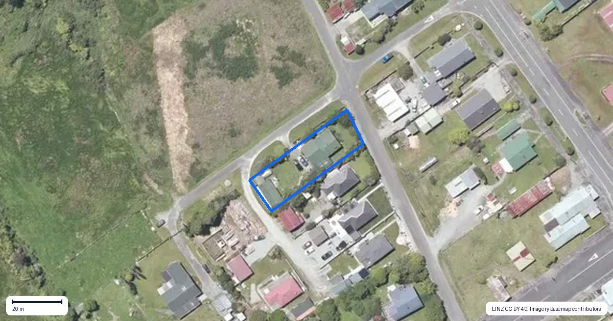Property context map for 39 Tramway Street, Ross