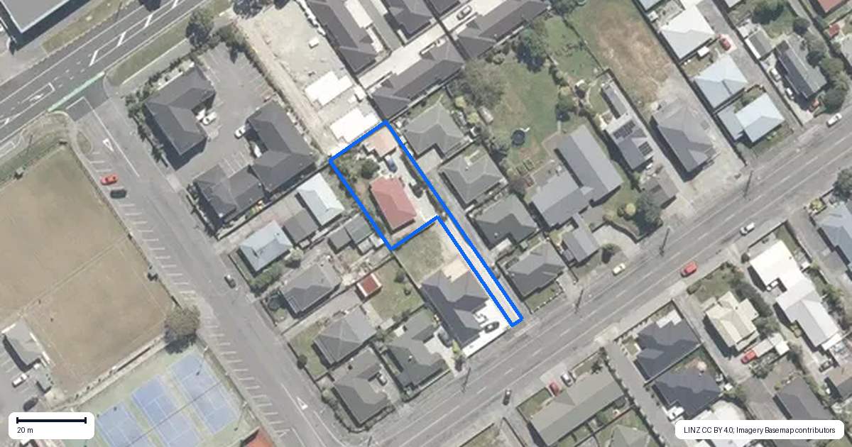 Property context map for 72 Shakespeare Street, Greymouth