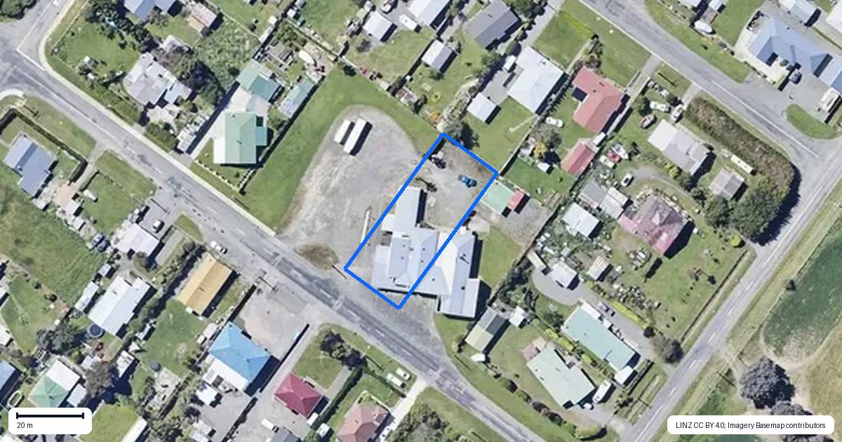 Property context map for 23 Goulter Street, Seddon