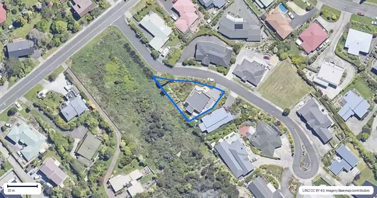 Property context map for 6 Moana Heights, Waikawa, Picton