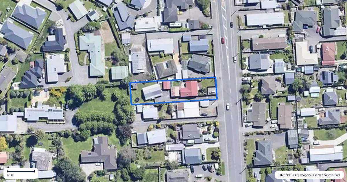 Property context map for 6A Weld Street, Blenheim