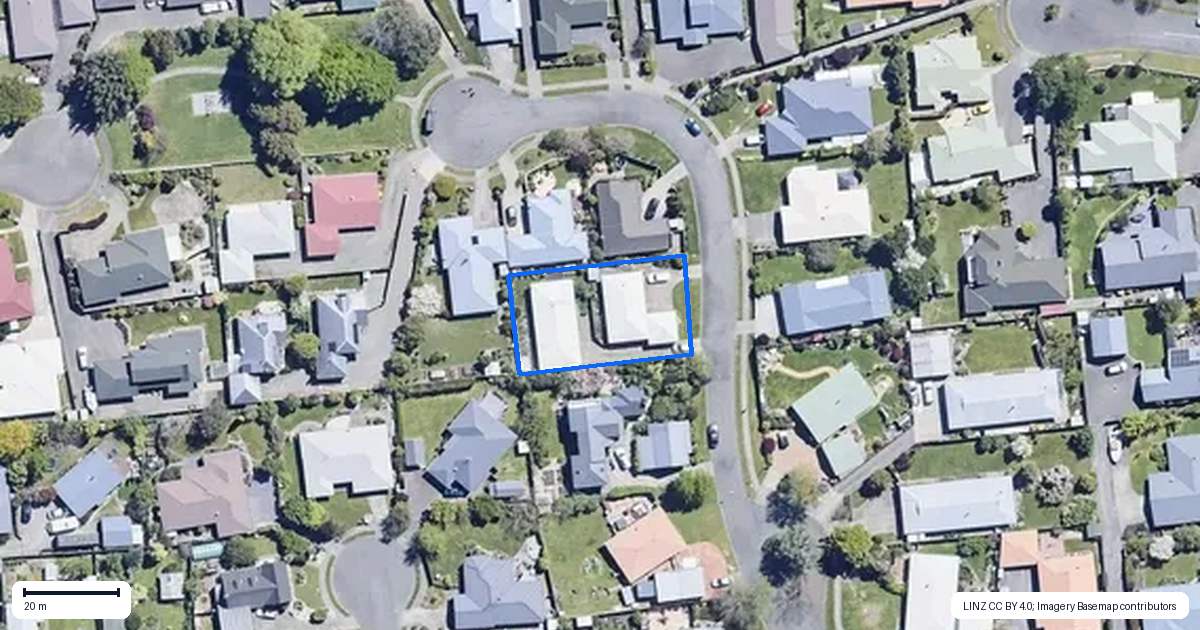 Property context map for 19 Westhaven Place, Redwoodtown, Blenheim