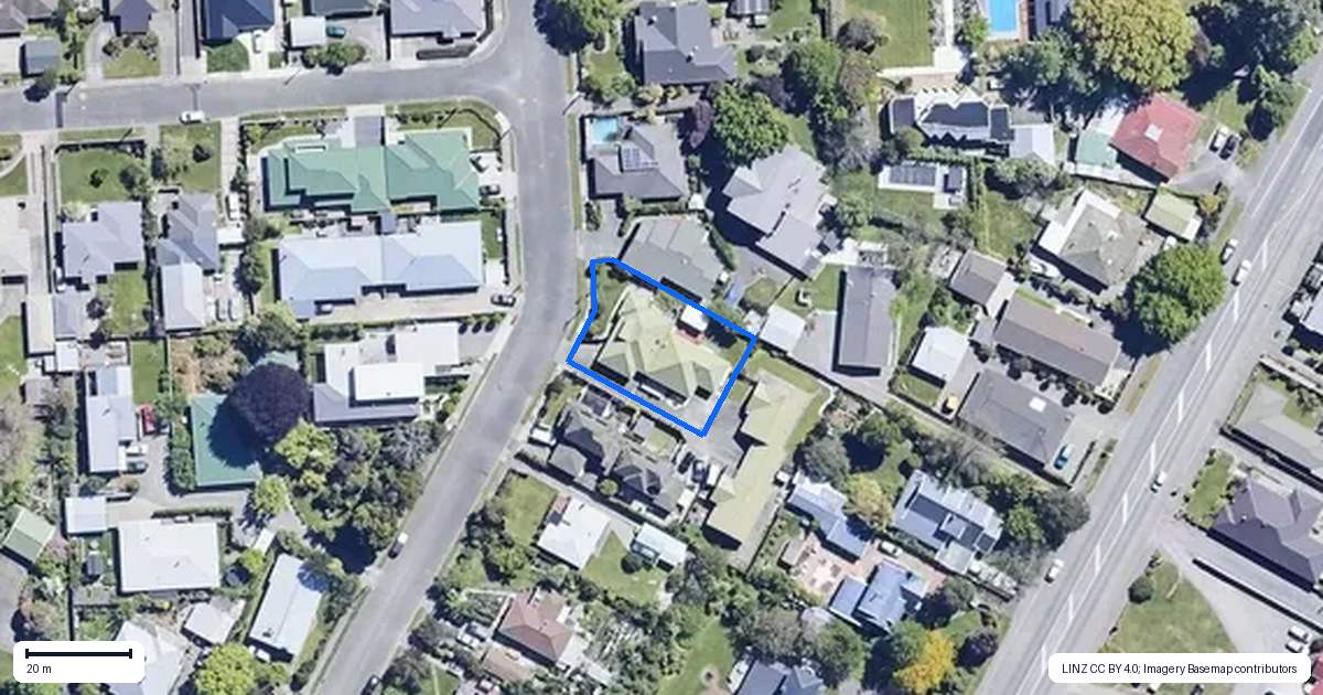 Property context map for 41A Percy Street, Blenheim