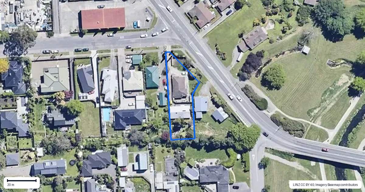 Property context map for 1A Lakings Road, Springlands, Blenheim