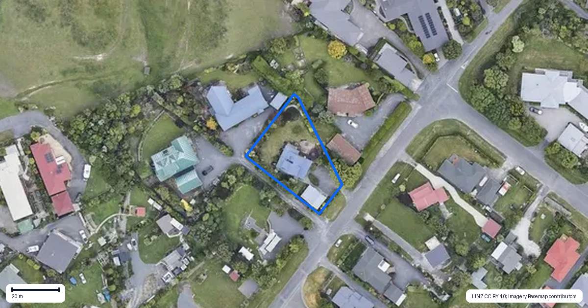 Property context map for 12 Austin Street, Kaikoura