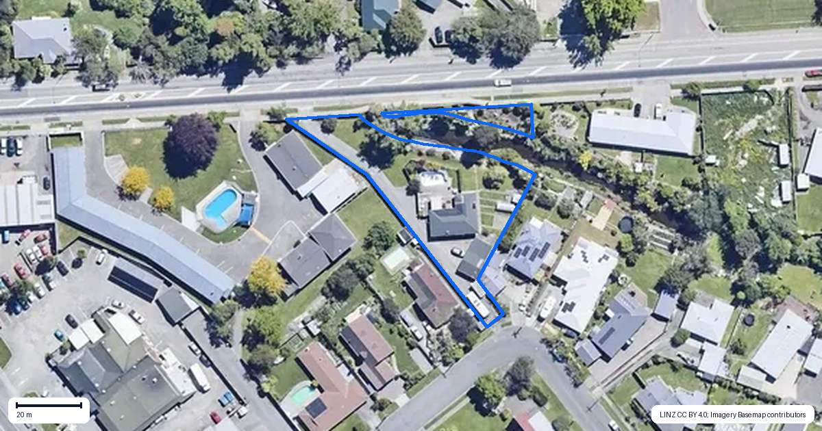 Property context map for 71 Nelson Street, Springlands, Blenheim