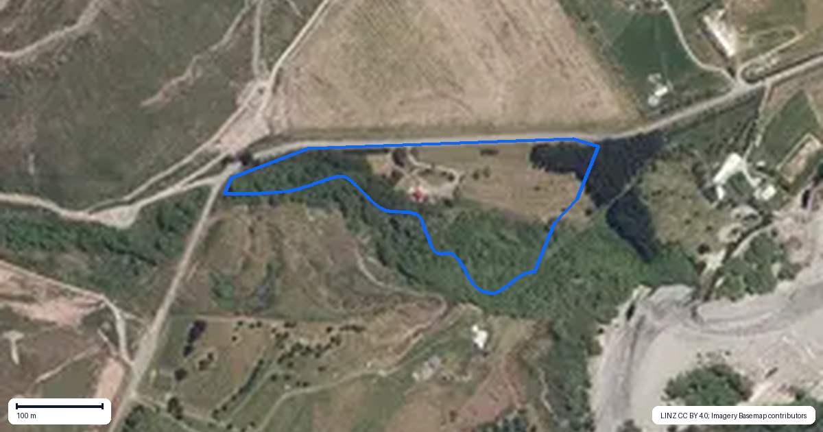 Property context map for 3193 Waihopai Valley Road, Waihopai Valley