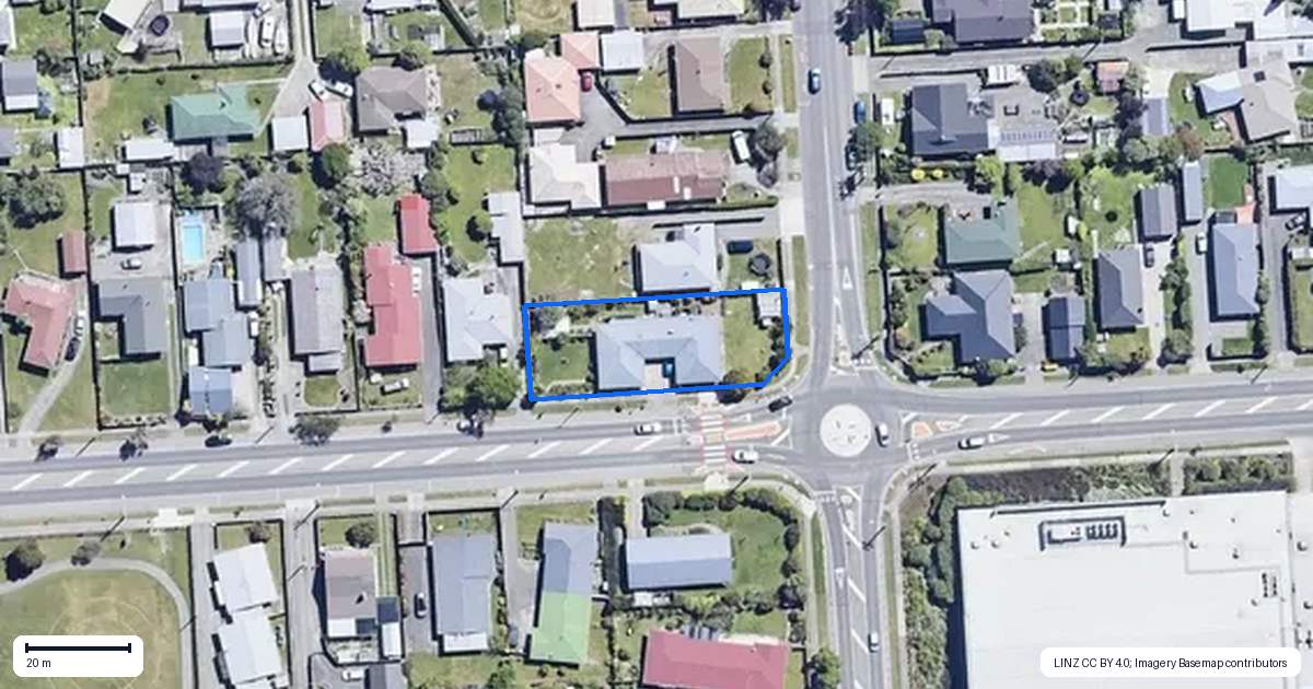 Property context map for 95 Alabama Road, Redwoodtown, Blenheim