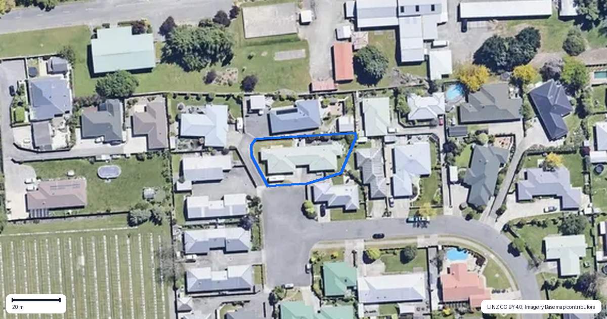 Property context map for 22 Blairich View, Witherlea, Blenheim
