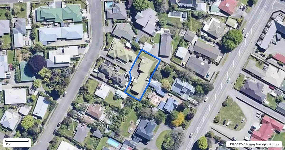 Property context map for 41C Percy Street, Blenheim