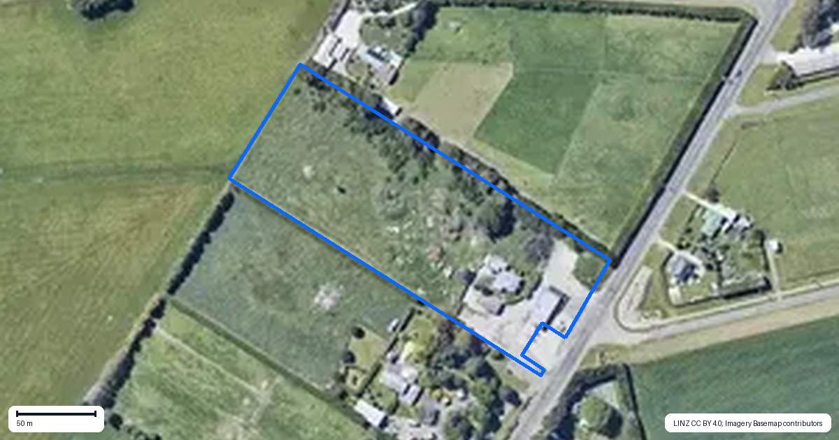 Property context map for 7326 State Highway 1, Ward