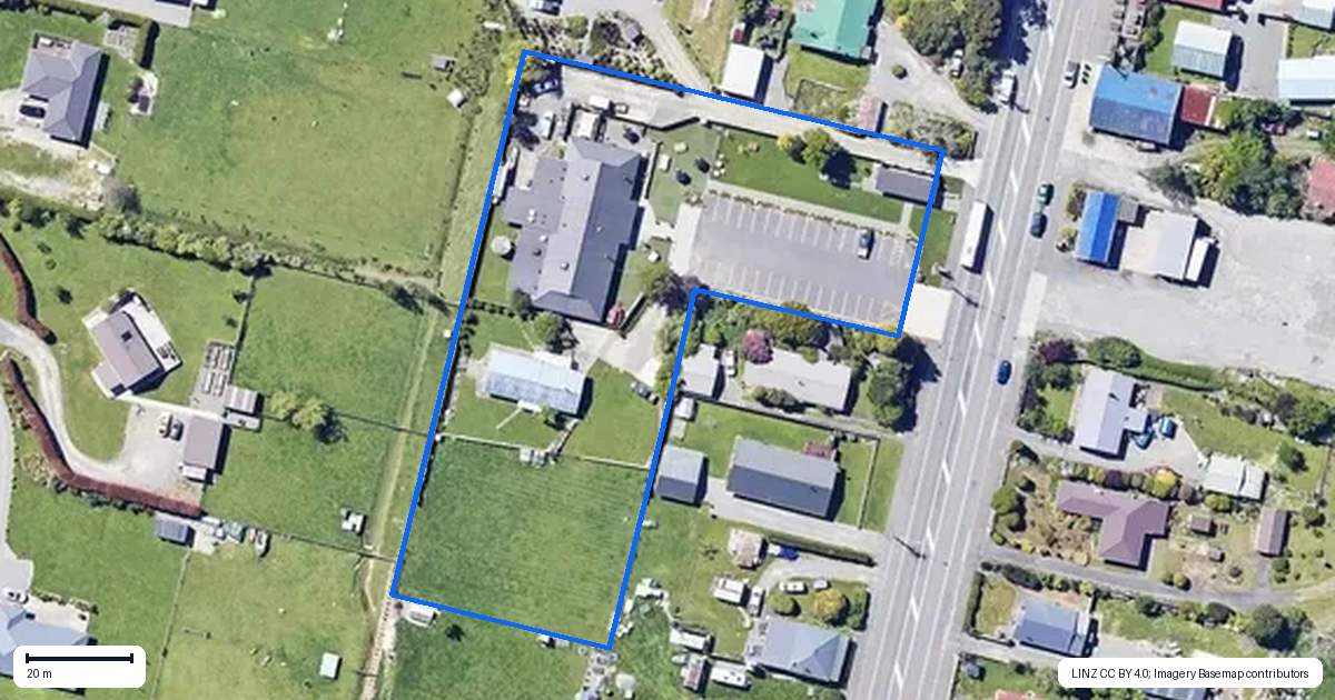 Property context map for 6767 State Highway 6, Rai Valley