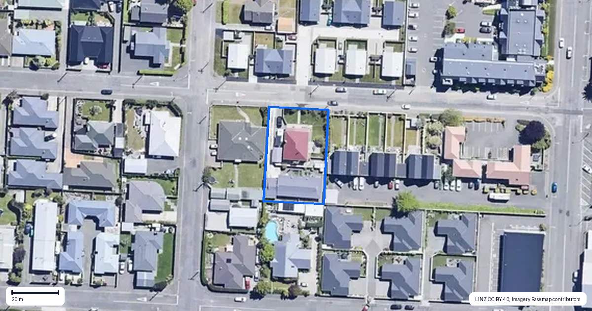 Property context map for 105A Charles Street, Blenheim