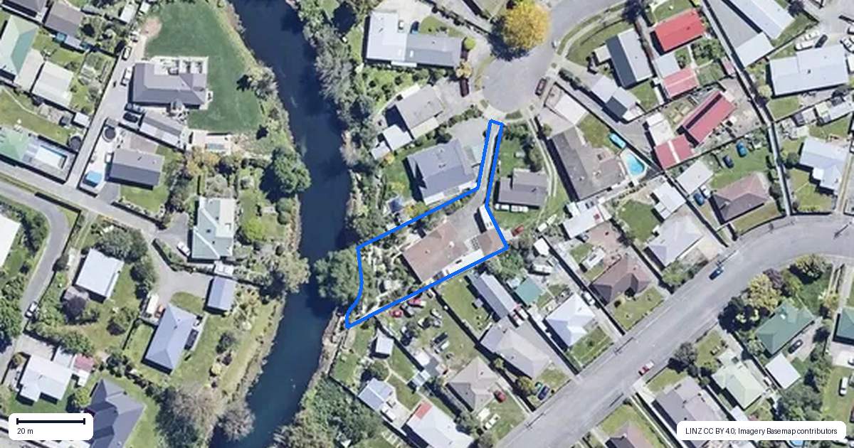 Property context map for 33A Shirtliff Street, Riversdale, Blenheim