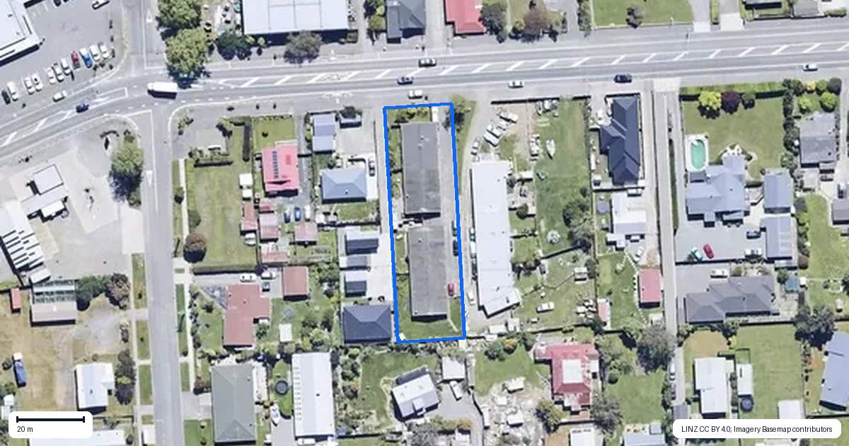 Property context map for 51B High Street, Renwick
