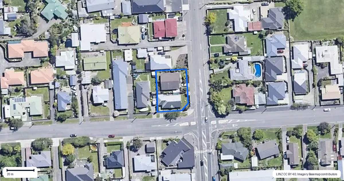Property context map for 112 Scott Street, Blenheim